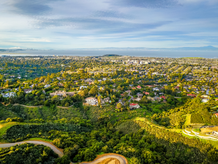 8. 94010: The Burlingame/Hillsborough/San Mateo area in California is located between San Francisco and Palo Alto.