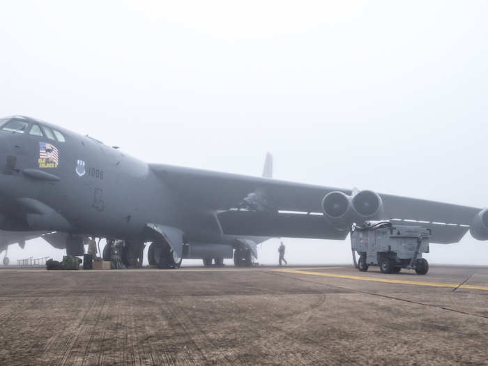 The maintainers are proud of the fact that they are the airmen charged with making sure that the B-52 takes flight when called upon.