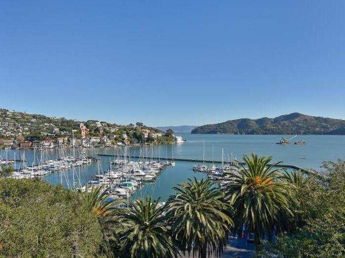 Residents can ride up to the house, and take in a view of the Bay.