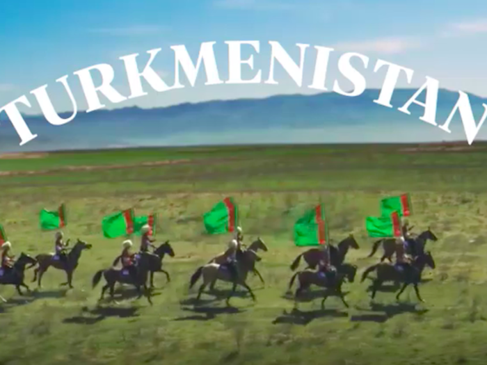 Turkmenistan markets itself as a country that embraces tradition, nature, and manufacturing, as a video made this year to advertise the Caspian Economic Forum, a conference held in the west of the country, showed.