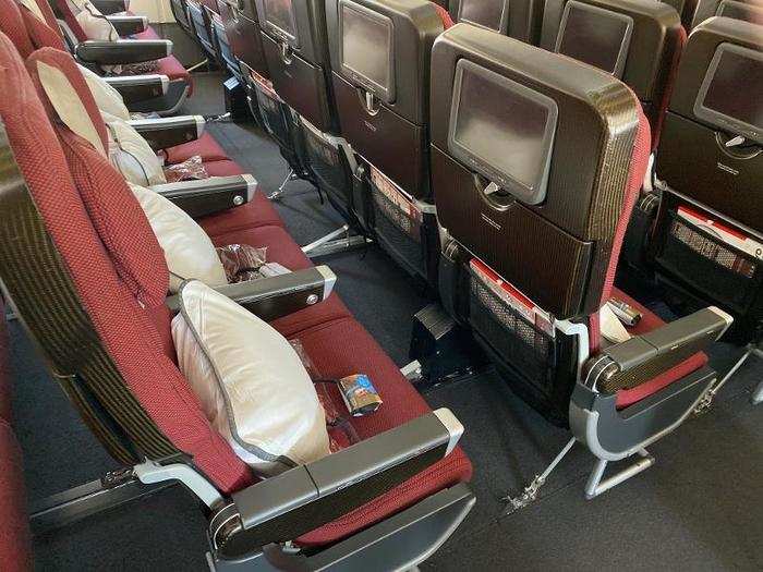 The seats offer a generous amount of padding, and more legroom than you