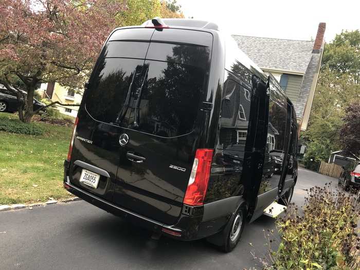 My tester was "Obsidian Black Metallic" with a "Leatherette Black" interior.