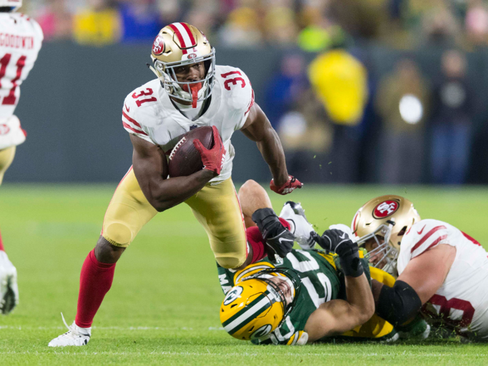 Raheem Mostert, RB, San Francisco 49ers