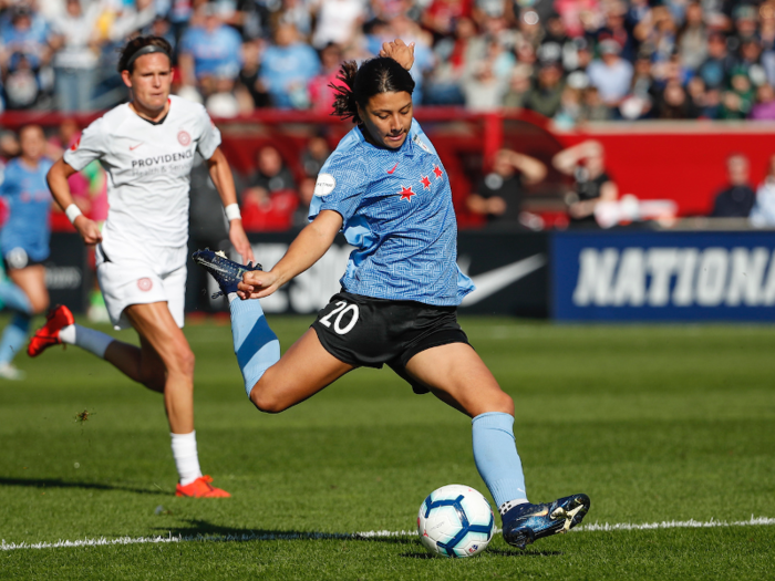 Now check out how Aussie legend Sam Kerr reacted to winning the NWSL 2019 MVP award: