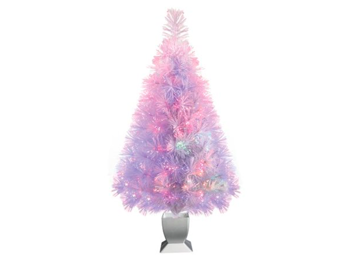 A mini fiber-optic Christmas tree to add sparkle to any room