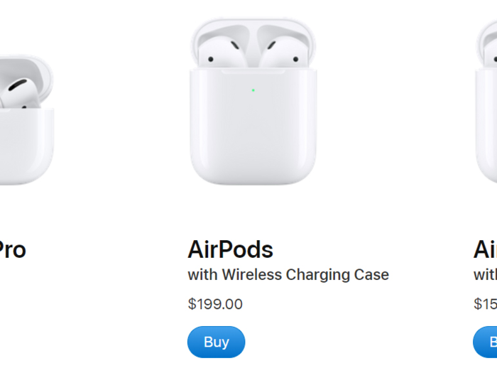 The AirPods Pro are wireless charging only — there