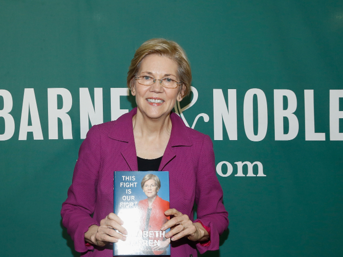 After she became a senator in 2013, Warren stopped her consulting work, but she went on to bring in hundreds of thousands in book royalties.