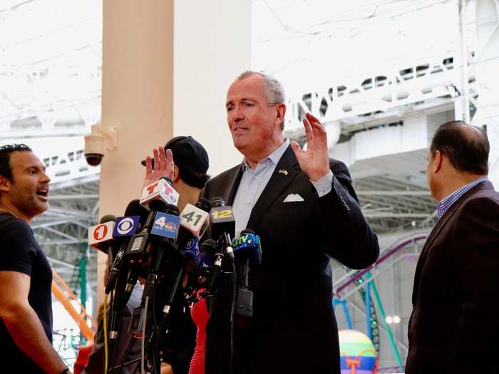 "This is a big day for New Jersey and a whole lot of folks," said New Jersey Governor Phil Murphy at the opening day ceremony with representatives from Triple Five Group, the group which has overseen the project since 2011.