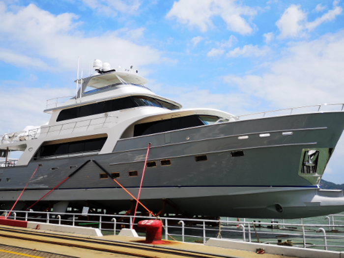 4. At 100 feet, the Marlow Voyager 100 is the yard