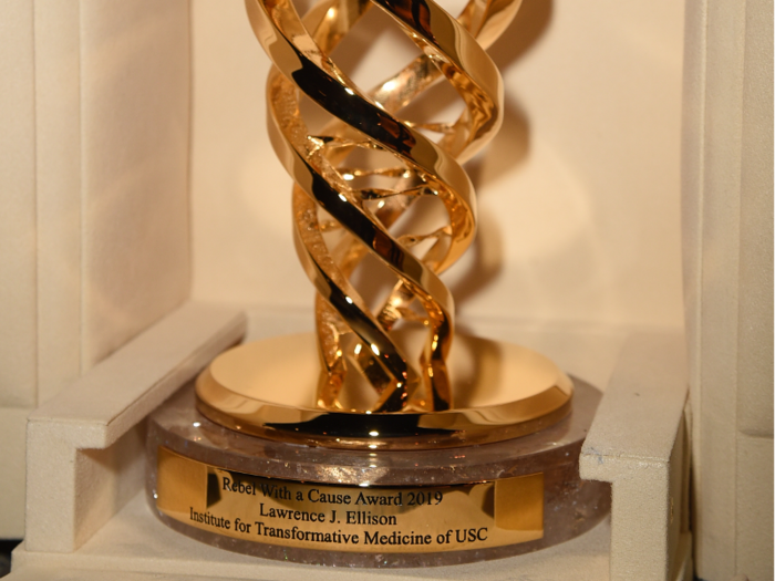 The award itself was designed by Chopard.