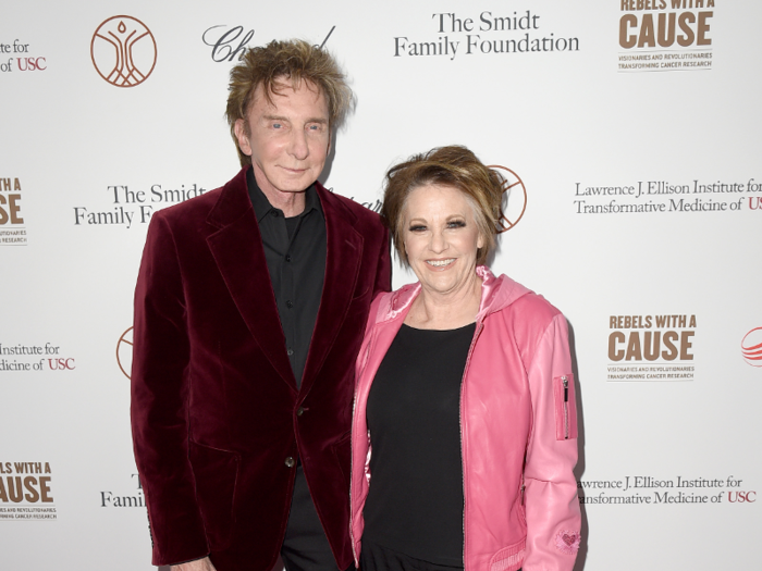 ... Barry Manilow and Lorna Luft ...