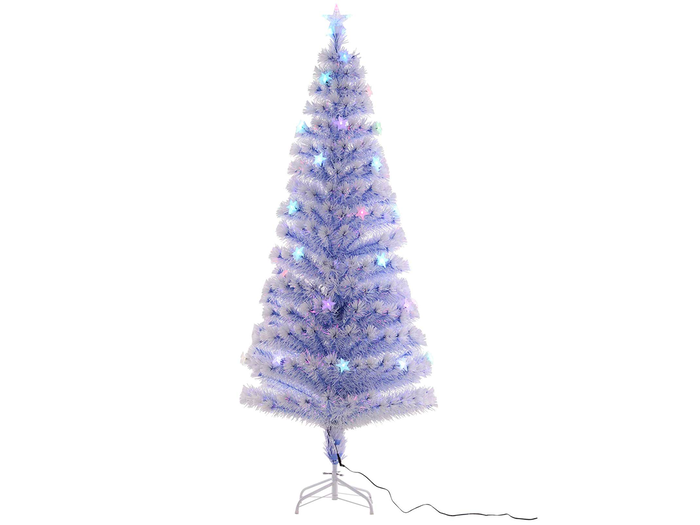 A true-to-life tree with starry accents