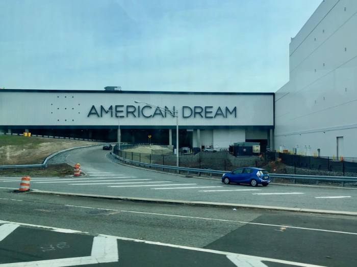 We drove around the massive center for a bit until we reached the drop-off point near the front of the mall.