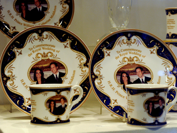 Royal family memorabilia is mass-produced and usually not very valuable.