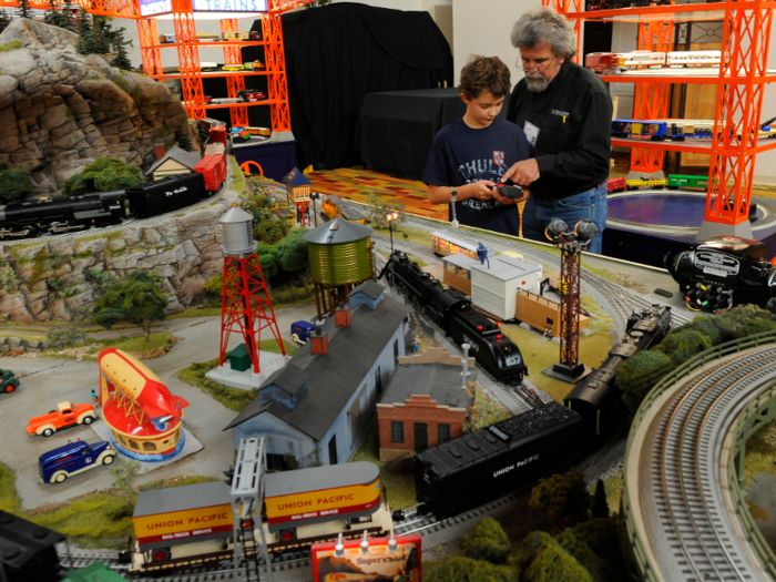 Model train sets are worth less than you might think.