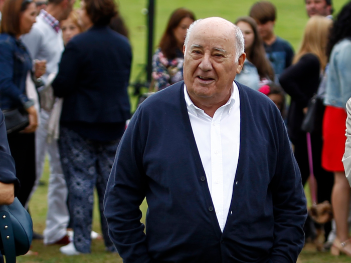 Amancio Ortega dropped out of school at 14 to begin running errands for local shopkeepers.