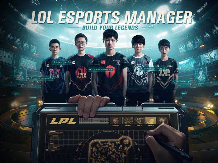 "League of Legends Esports Manager" is a team management game that will allow fans to build their own "League of Legends" esports teams.