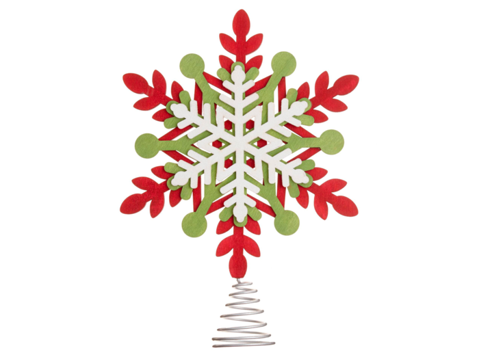 The best snowflake tree topper