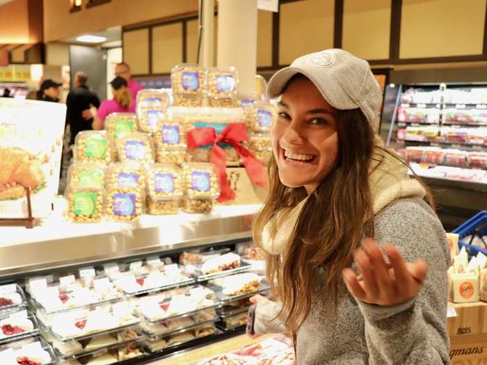 "This is so exciting," said Marissa Blokus, who got to the Brooklyn store at 5 a.m. A self-described Wegmaniac, Blokus said she has been to every Wegmans store in the state of Massachusetts.