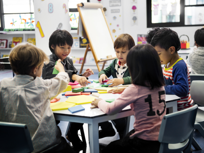 Materials for motor skills lessons like beads and blocks oftentimes are not provided to teachers.