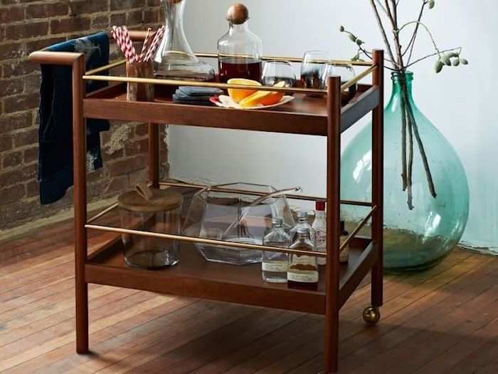 The best mid-century bar cart