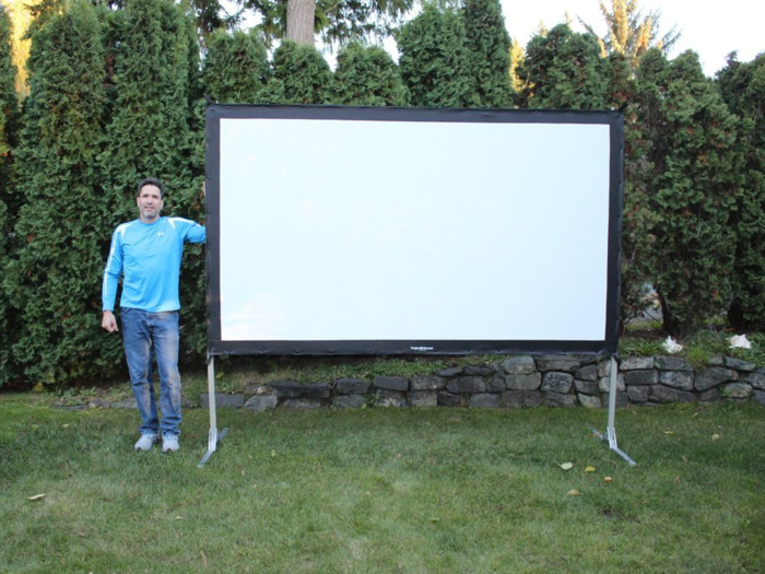 The best home projector screen with stand