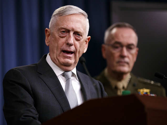 In October 2019, Trump called his former Defense Secretary Jim Mattis, a retired four-star general, "the world