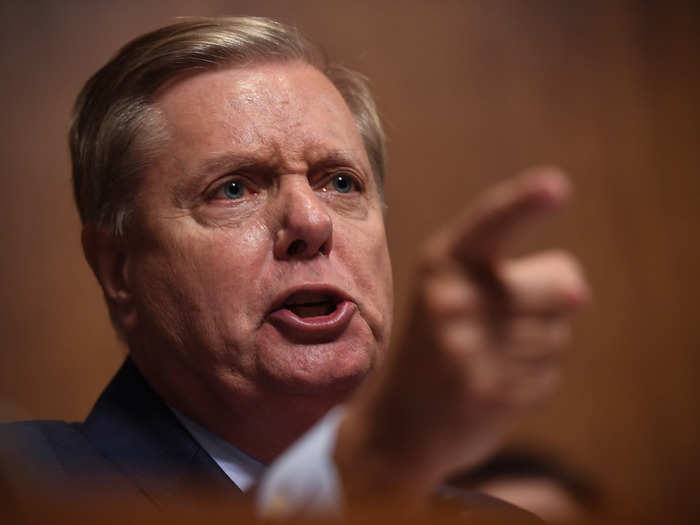 In February 2016, Trump turned his ire onto Sen. Lindsay Graham, who served in the US Air Force and rose to the rank of Colonel, calling him a disgrace. He also said Graham was one of the "dumbest human beings" he