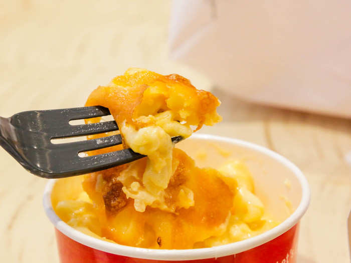 Good thing the mac and cheese contains a non-zero amount of protein. But even though Chick-fil-A