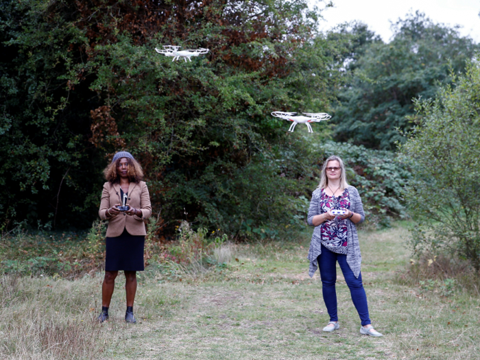 Toy drones could reveal your favorite hiding places to people looking for you.