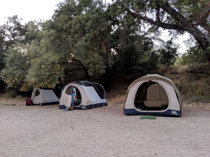 The guides showed us how to set up our tents, which were surprisingly easy to assemble, even for a novice like me.