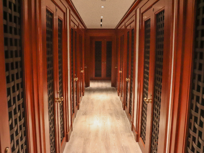 Each Woolworth Building residence comes with its own personal wine vault that can hold at least 185 bottles.