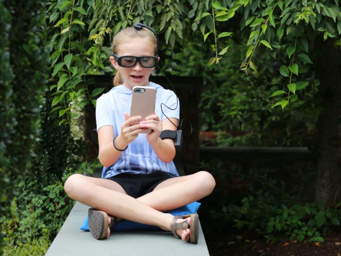 The glasses could "discourage distractibility and reward concentration while reading, working on the computer, studying, or doing homework." Essentially, they would give parents a way to see if their child is daydreaming while they work.