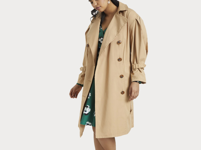 The best plus-size trench coat