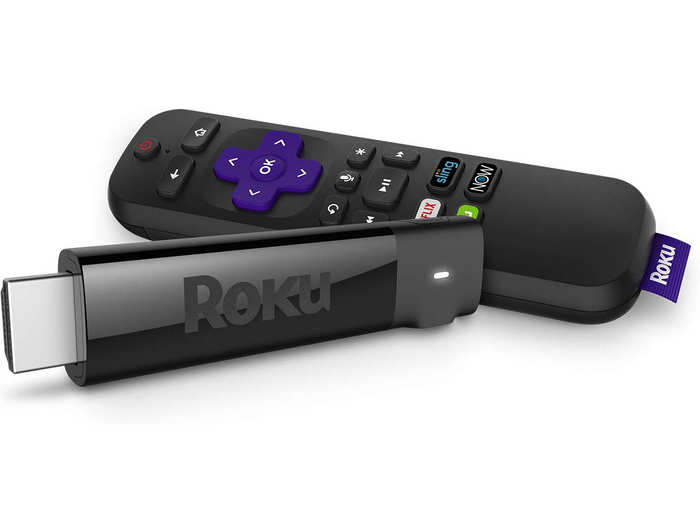 A streaming stick that gives him access to more than 500,000 movies and TV episodes