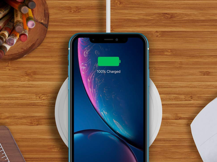 A wireless charging pad