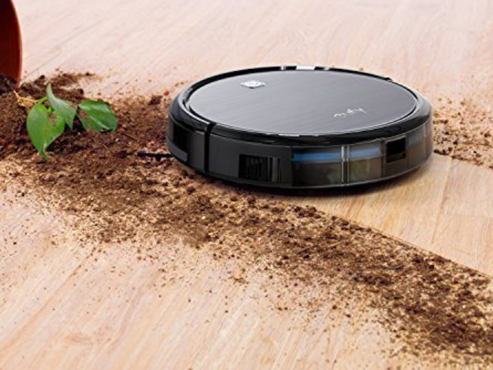 A quiet robot vacuum cleaner