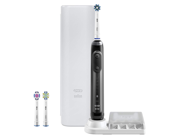 A high-tech electric toothbrush