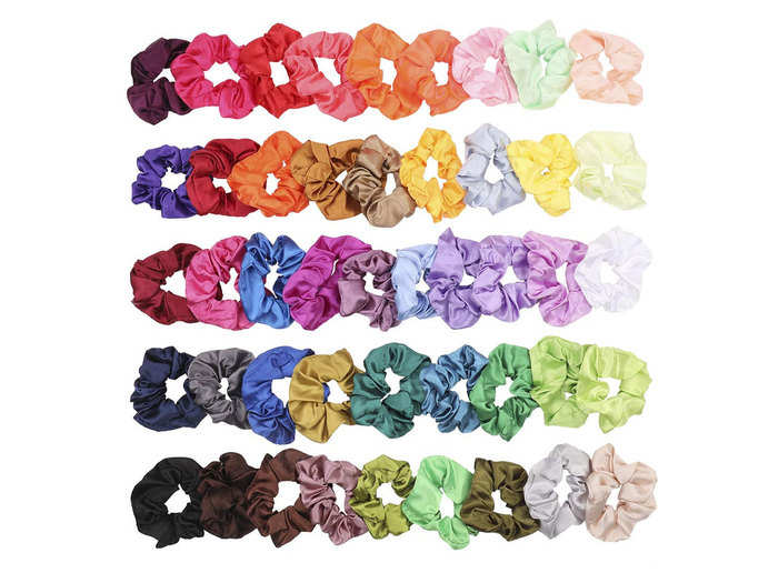 Colorful scrunchies