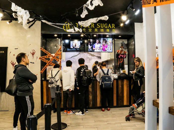 When Taiwanese chain Tiger Sugar opened its first New York location, there was a line around the block for days. Tiger Sugar is famous for its brown sugar syrup, which forms tiger-like stripes down the side of the cup. It actually doesn