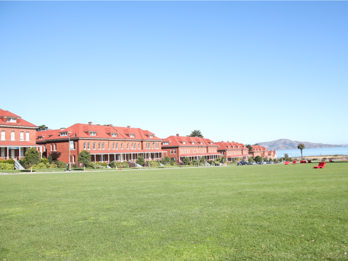 A short jaunt to the west is the Main Post, the heart of the Presidio even back when the Army roamed these parts.