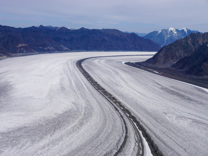 In Canada, massive glaciers on the Saint Elias mountains, which go across Yukon, Alaska, and British Columbia, are losing ice faster than anywhere else in the country. Between 1957 and 2007, the range lost 22% of its ice.