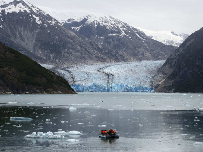 According to USGC scientist Caitlyn Florentine, who studies glaciers in North America, the first glaciers to go will be the small ones at low elevations, or in regions where snowfall becomes rain in the near future, due to a warming climate.