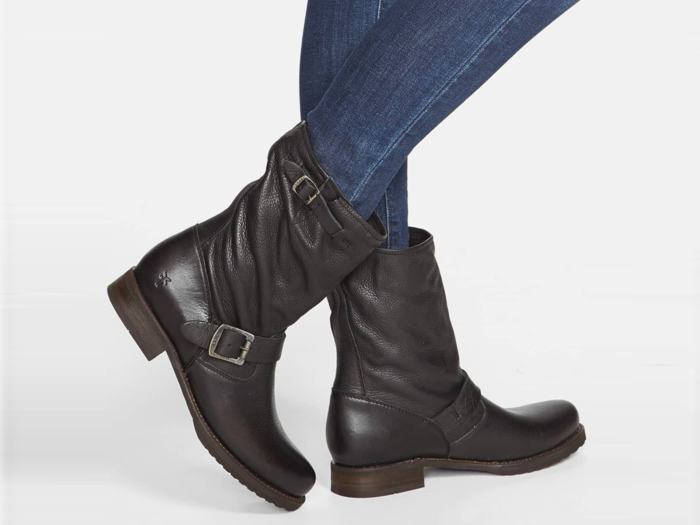 Slouchy leather boots that can handle tougher weather