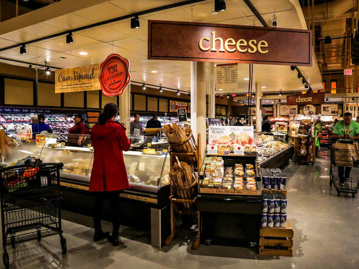 The actual cheese section was bigger than many New York apartments, and much of it was also Wegmans brand cheese.