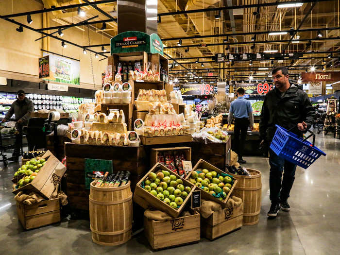 I made the mistake of assuming that this country-style display was the extent of Wegmans