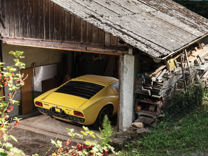 The auction house claims the Miura was the first supercar.