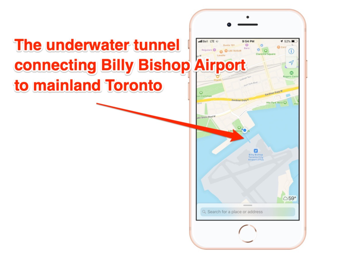 I walked around for a bit and found an airport employee on her way home for the night. She pointed me in the right direction and I wound up walking through a tunnel, and popped up near the parking lot on the mainland!