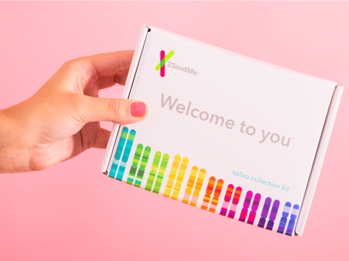 The 23andMe DNA testing kit was a source of inspiration from the queen of the DNA test herself, "Truth Hurts" singer Lizzo. The costume came with a sparkly swab, and opened up to reveal the DNA results: "100% that b----."