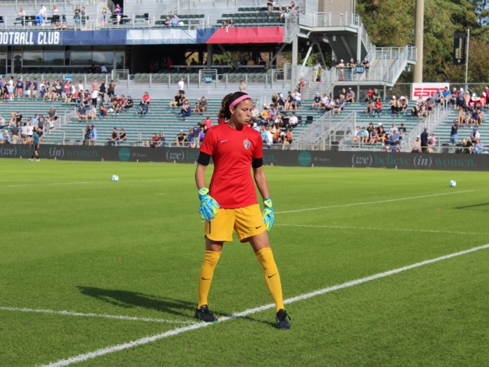 On the other side of the pitch, Canadian women